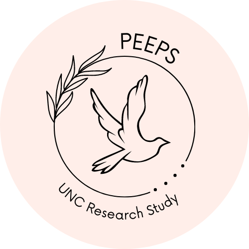 This a logo for the PEEPS UNC Research Study.